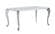 110 White Marble Dining Table by ESF