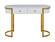 131 White/Gold Hallway Console Table by ESF