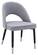 131 Black Silver Dining Chair w/Metal Legs (Set of 4) by ESF