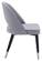 131 Black Silver Dining Chair w/Metal Legs (Set of 4) by ESF