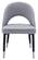 131 Black Silver Dining Chair w/Metal Legs (Set of 4) by ESF