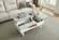 1388 White Coffee Table w/Storage by ESF