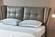 1806 Grey Leather Bed w/Storage by ESF