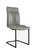 199 Grey Leather Dining Chair (Set of 4) by ESF