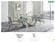2061 Glass Top Dining Table by ESF