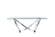 2061 Glass Top Dining Table by ESF