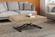 2479 Natural Wood Melamine Top Dining Table Transformer by ESF