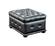 415 Gray Leather Ottoman by ESF