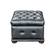 415 Gray Leather Ottoman by ESF