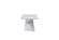 6046 White Ceramic Coffee Table by ESF