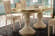 Aida Light Brown Wood Dining Table w/Extension by ESF