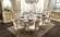 Aida Light Brown Wood Dining Table w/Extension by ESF
