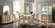 Aida Light Brown Wood Dining Table w/Extension by ESF