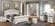 Aida White/Silver Bedroom Set by ESF