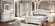 Aida White/Silver Bedroom Set by ESF