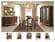 Donatello White & Brown Side Chair (Set of 2) by ESF