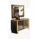 Essenza Walnut/Gold 2 Door Buffet by ESF