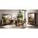 Essenza Walnut/Gold 4 Door Buffet by ESF