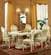 Leonardo Ivory Wood Dining Table w/Extension by ESF