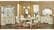 Leonardo Ivory Wood Dining Table w/Extension by ESF