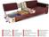 El Paso (Twist) Light Brown Loveseat Sleeper by Empire Furniture USA