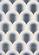 Ella Cream Blue Grey Ombre Geometric Plush Rug by Kalora