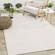 Ella Cream Carved Pile Plush Rug by Kalora