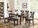 F2297 Espresso 6 Pcs Dining Set by Poundex