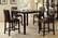 F1144 Dark Espresso High Chair (Set of 2) by Poundex