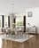 F2430 Silver Dining Table by Poundex