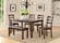 F2547 Espresso 6 Pcs Dining Set by Poundex