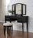 F4072 Black Vanity Set by Poundex