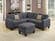 F6935 Blue Gray Sectional Sofa Set by Poundex