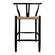 Ventana Counter Stool Black And Natural by Moe's Home Collection