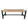 Hawthorn Bench Small Black by Moe's Home Collection