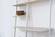 Mika Desk 3 Shelves - Mindi Wood/Bleach Finish - Iron/White Powder Coat Finish by From the Source