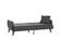 Flexy Convertible Sofa-in-a-Box (Zigana Charcoal) by Bellona