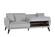 Flexy Convertible Sofa-in-a-Box (Zigana Light Gray) by Bellona