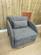 Easy-Flip Deluxe Chair Bed Brown Fabric by Prestige Furnishings