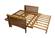 [Floor Sample] Portland Cherry Oak Futon Frame by Gold Bond