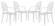 Carroll Modern Clear Acrylic Chair (Set of 4) by LeisureMod