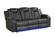 Benz Black Faux Leather Sofa & Loveseat by Galaxy Furniture