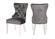 Erica Dining Chairs w/Stainless Steel Legs (Set of 2) by Galaxy Furniture