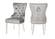Erica Dining Chairs w/Stainless Steel Legs (Set of 2) by Galaxy Furniture