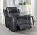U131 Charcoal Gray Leather Gel Recliner Chair by Global Furniture