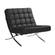 U6293 Black Bonded Accent Chair by Global Furniture