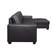 U821 Dark Grey PVC Sectional by Global Furniture