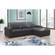 U821 Dark Grey PVC Sectional by Global Furniture