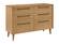 Sienna Caramelized Six Drawer Double Dresser by Greenington