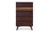 Azara Five Drawer High Chest Sable by Greenington